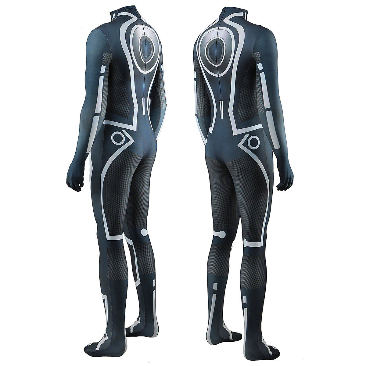 Tron Costume Jumpsuit for Halloween Performance and Cosplay