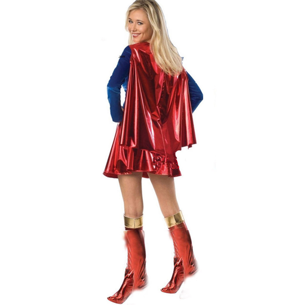 Halloween Lacquer Cloak Supergirl Costume Cosplay Supergirl Costume