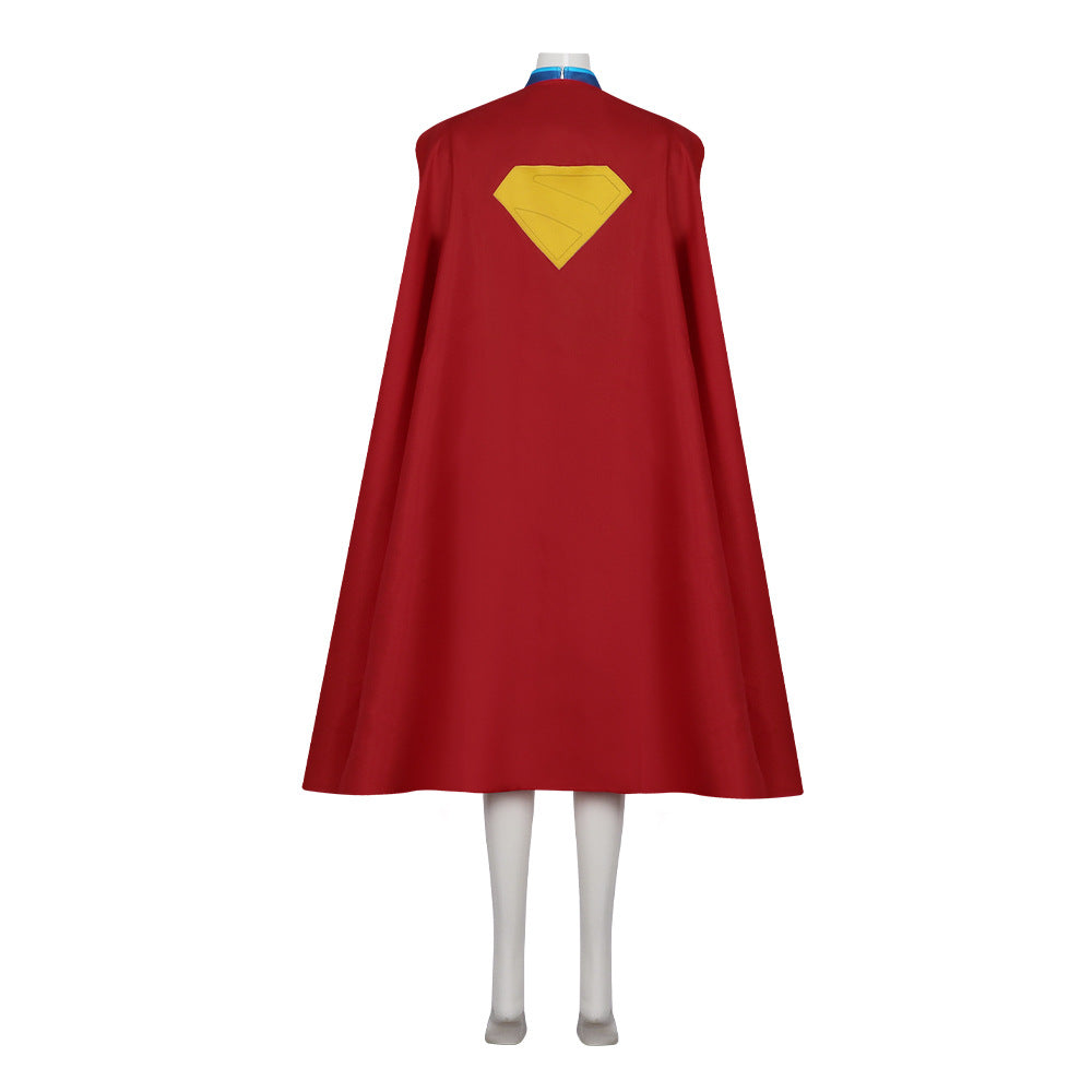 Superman Legacy Cosplay Costume, Supergirl Style Cape Clark Kent Smallville Supergirl Cosplay Costume Halloween Costume